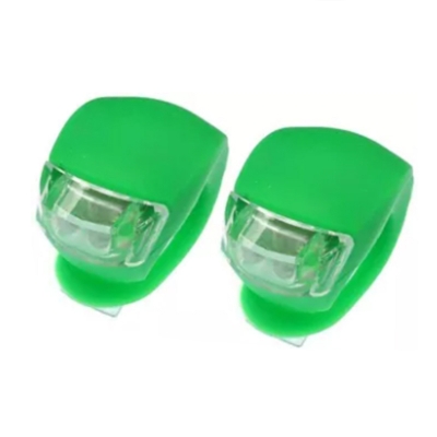 Picture of Bicycle Front Light Silicone LED Light Waterproof Cycling With Battery, 2 pcs