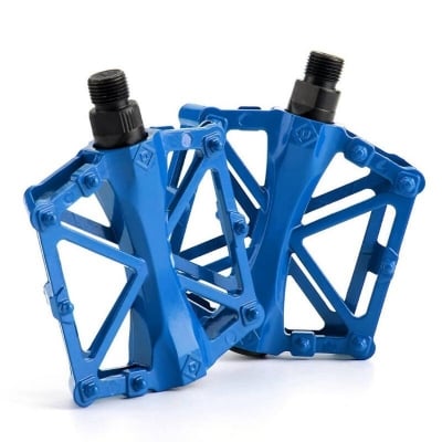 Picture of (1Pair) Bicycle Pedals Mountain Bicycle Aluminum Alloy Footrest Cycling Flat Pedals Basikal Alloy Besi Pedal Part M3