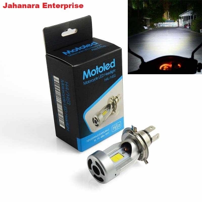 Picture of Motorcycle LED Headlight Motolet H4/HS1 light High Low 20W COB 12V 6500K 2500K Head Lamp M4