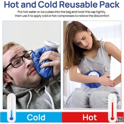 Picture of Hot & Cold Pack Reusable Ice Bags,  Multipurpose Hot Cold Therapy