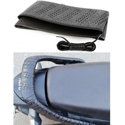 Picture of Motorcycle Seat,Saddle Cover , Pvc Material, Hand Sewing Thread,Black - Bike Cover