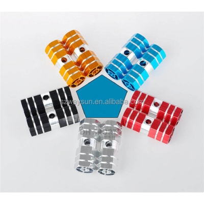 Picture of Bicycle Footpegs Aluminum Alloy Axles BMX MTB Pedal Bicycle Stunt Foot Pegs Made In Taiwan Bicycle Accessories 2 pcs