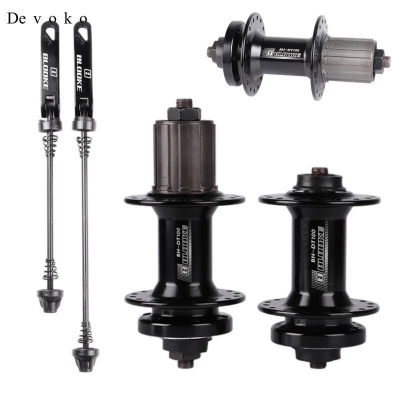Picture of Bicycle Casette Bearing Hub 36 Hole Quick Release Six Nail Disc Brake Hub Suitable For Tower Base 7/8/9/10/11 speed (1 Pair) Golden