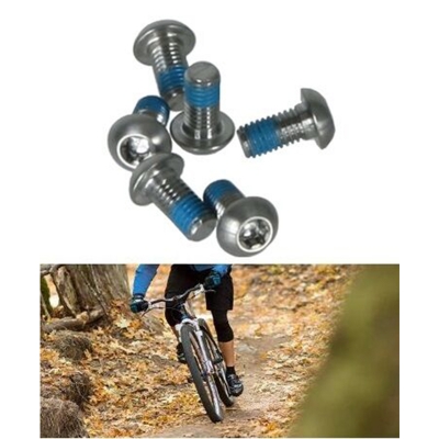Picture of Bicycle Brake Rotor Disc Bolts Screws L Nuts T25 Cycle Bicycle Brake Disc Bolts Screw 6Pcs