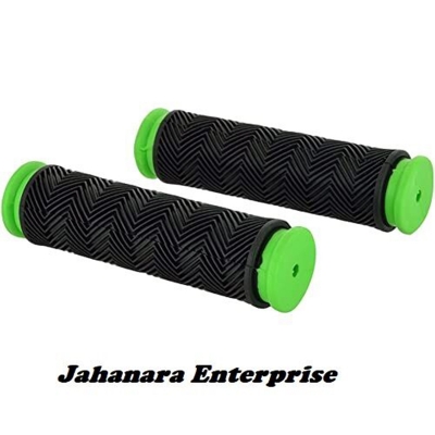 Picture of Bike Handlebar Grips, Soft TPR Rubber (120mm), Bicycle Grip for Bicycle (Green)