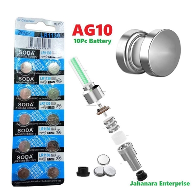 Picture of 10pcs AG10 Button Coin Cell Batteries Watch Clock Battery Toys Remote Controls Button Coin Cell Digital Cameras Batteries