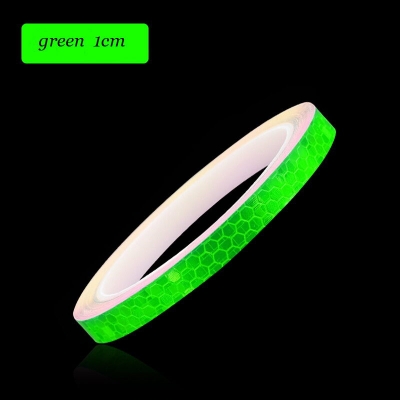 Picture of Bike Car Styling Reflective Fluorescent Stripe Tape Motorcycle Body Rim Wheel Stripe Tape Stickers Decorative 4pcs
