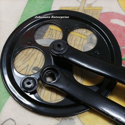 Picture of Cycle Crankset- Cotter Pin less Bicycle Crankset (Black) - সাইকেল