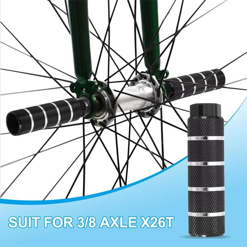 Picture of Aluminum Foot Pegs Big Size BMX Cycling Rear Stunt Pegs Foot Pedals 2 pcs Bicycle Accessories