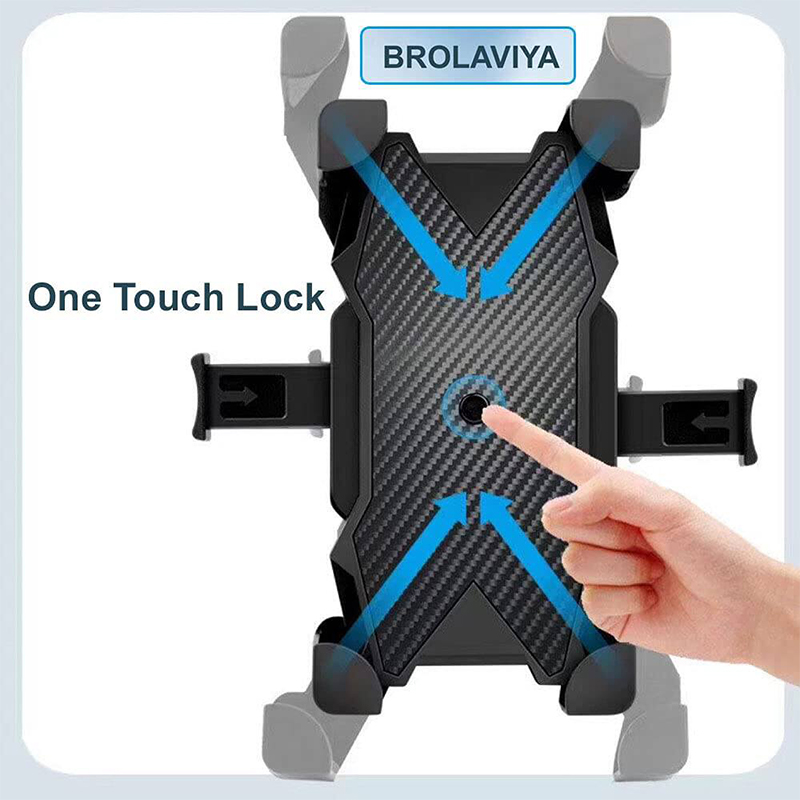 Picture of Bicycle & Motorcycle Mobile Phone Mount Holder HandlebarMobile Holder SH-3105 360° - Bike