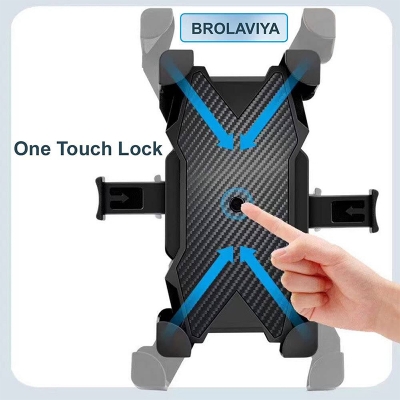 Picture of Bicycle & Motorcycle Mobile Phone Mount Holder HandlebarMobile Holder SH-3105 360° - Bike
