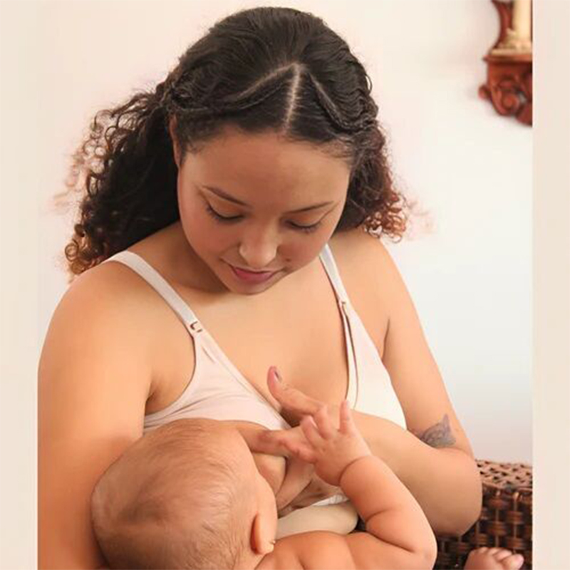 Picture of Breastfeeding Bra, Maternity & Nursing Bra, Women's Cotton Non Padded Bra