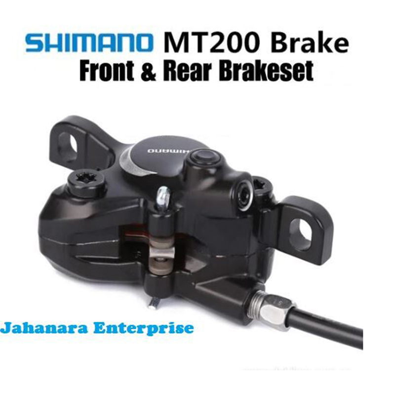 Picture of Shimano MT200 Hydraulic Disc Brake Set for Mountain Bikes - Front/Rear Upgrade 800/1450mm