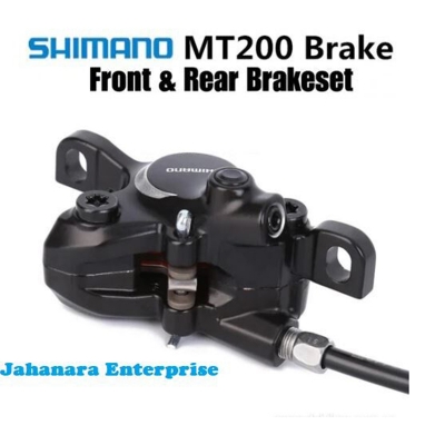 Picture of Shimano MT200 Hydraulic Disc Brake Set for Mountain Bikes - Front/Rear Upgrade 800/1450mm