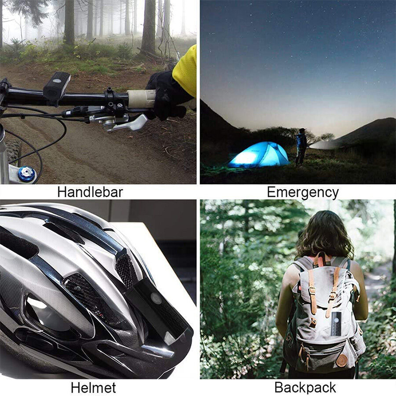 Picture of Bicycle Led Lighting Recharging Helmet Light Bicycle Accessories