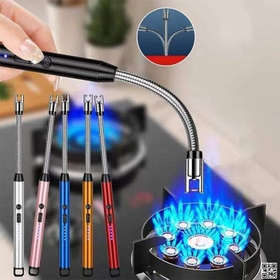 Picture of Rechargeable USB Electric Lighter for Candle, Camping, BBQ Arc Plasma USB Rechargeable Lighter