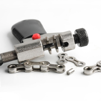 Picture of Bicycle Chain Breaker Splitter Cutter Bike Hand Repair Removal Tool Pin Service Tool W/H Link Hook & Spare Breaker Pin