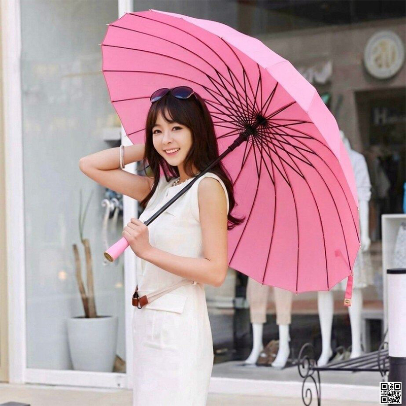 Picture of 24 Ribs Premium Umbrella, Long Handle Umbrella, 24 Ribs Oversized Golf Umbrella