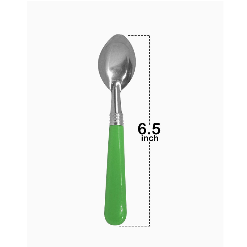 Picture of Kata Spoon Set for Dinning Table, Spoon for Eating, Spoon Set with Plastic Handle 6 pcs - Kitchen Accessories