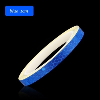 Picture of Bicycle Rim Styling Reflective Fluorescent Stripe Tape Body & Rim Wheel Stripe Tape Stickers 4Pcs
