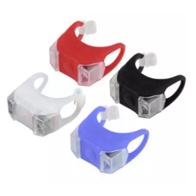 Picture of Bicycle MTB LED Frog Head Front Lamp Warning Rear Flash Light 2Pcs - Cycle Accessories - Cycle Accessories