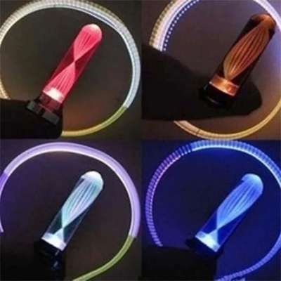 Picture of Bike Motorcycle Cycling LED 1 Pair Rainbow RGB Color Bike Wheel Tire Light