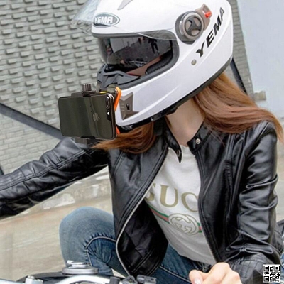 Picture of Motorcycle Helmet Chin Mount Holder Bracket for Mobile & GoPro