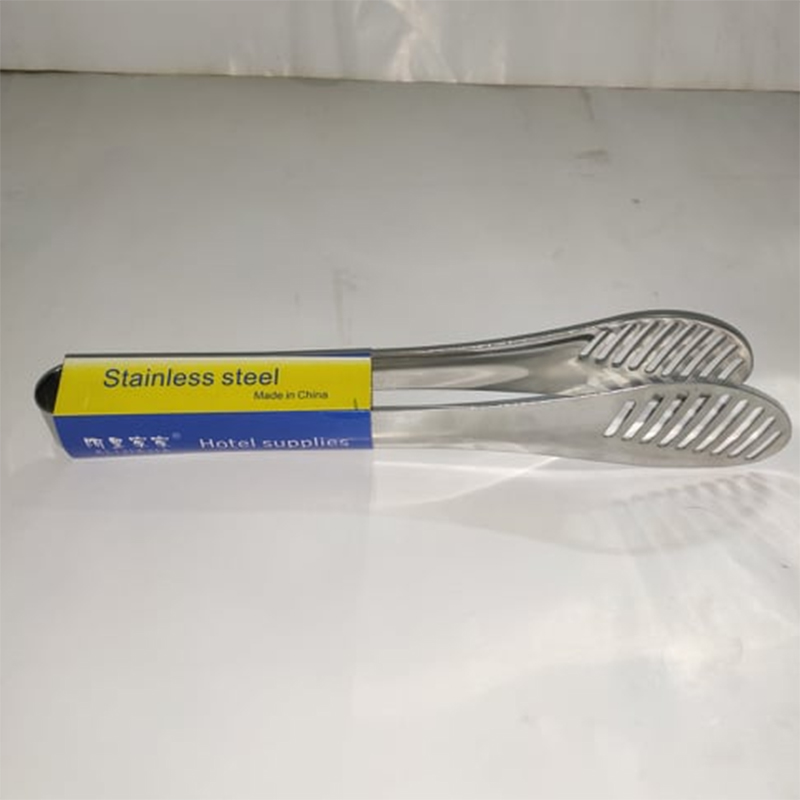Picture of Stainless Steel Food Tong BBQ Buffet Salad Grill Tongs Clip /Cooking Food Serving Utensil tong /Home Kitchen Restaurant Tool 1Pc