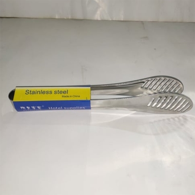 Picture of Stainless Steel Food Tong BBQ Buffet Salad Grill Tongs Clip /Cooking Food Serving Utensil tong /Home Kitchen Restaurant Tool 1Pc