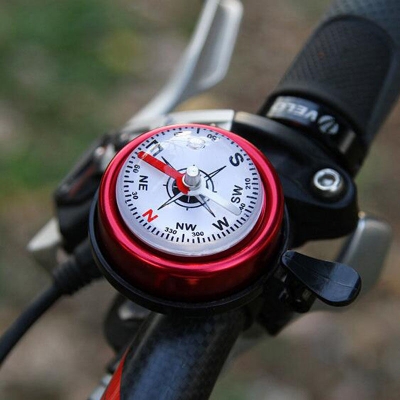 Picture of Compass Bell Clear Sound Awake Bike Horn This Bell is Smooth to The Touch and has Strong Rhythms Black