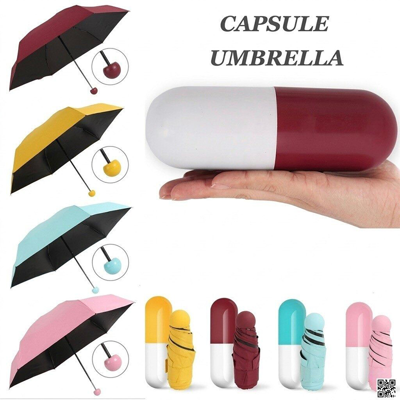Picture of Folding capsule umbrella, Moon Brand Portable Umbrella
