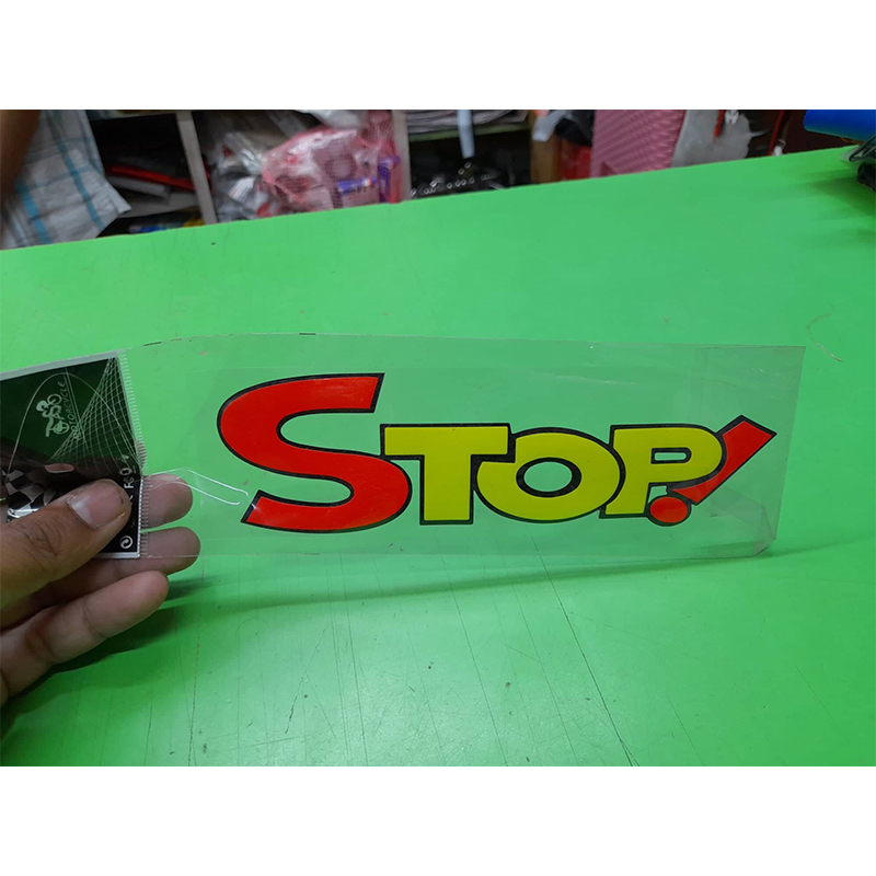Picture of STOP Decorative-stickers Motorcycle skateboard bicycle bike sticker