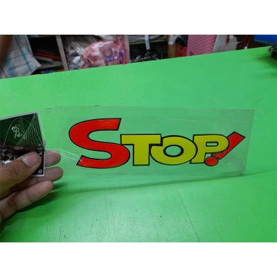 Picture of STOP Decorative-stickers Motorcycle skateboard bicycle bike sticker