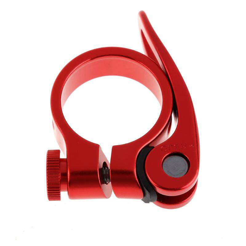 Picture of Aluminum Alloy Seatpost Clamp Quick 31.8mm MTB Bike Cycling Saddle Seat Post Clamp Quick Release Lock