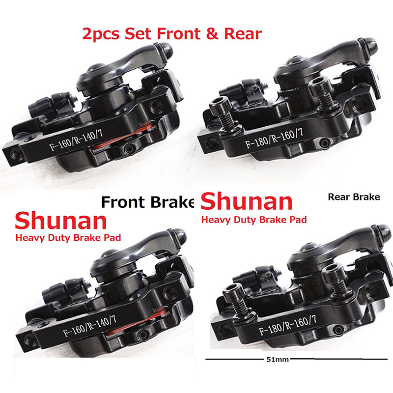 Picture of Oil Brek Type Bicycle Parts Brakes MTB Mountain Bike Line Pulling Mechanical Disc Brakes Bicycle Parts Bicycle Accessories 1 pc