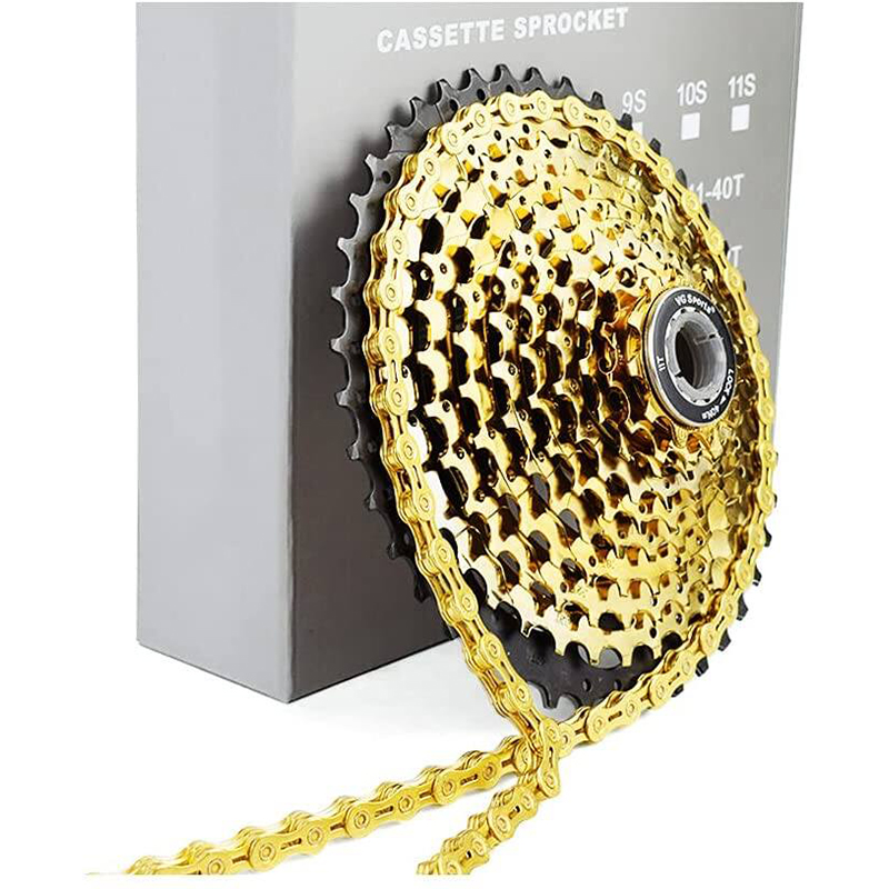 Picture of KMC X8.93, 6,7,8 Speed Chain for Trekking 116 Links Golden Plated