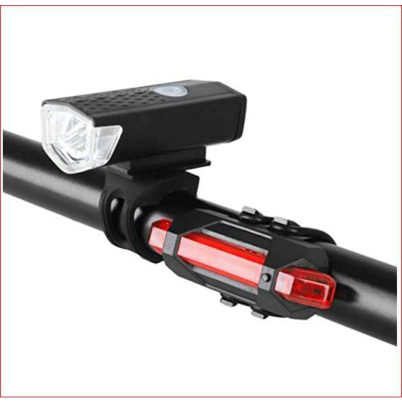 Picture of MTB Bike Front Lights USB LED Rechargeable Waterproof Mountain Bike Headlight Bicycle Safety Warning Light Cycling Accessories