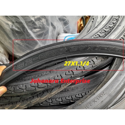 Picture of 27 Bike Tires 27 x 1 1/4  (32-630) High Quality Rubber & Heavy Duty tyre, racing Tyre,Road bike tyre 1pc