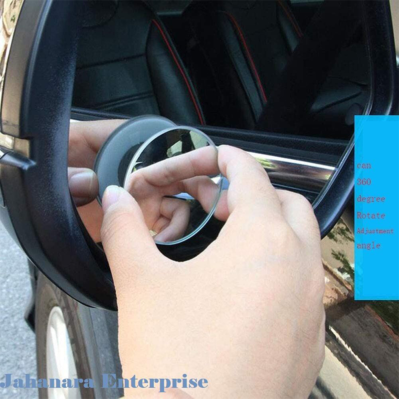 Picture of Blind Spot Mirror for Car Outside Auxiliary Mirror Rearview Mirror Sticky Convex Wide Angle Parking Reversing Rear View Mirrors 2 pc