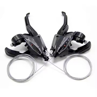 Picture of Veloce Cycle Shimano MTB Mountain Bike Bicycle 3×7 Speed 21 Speed V Brake Shifter Combo Lever ST EF517