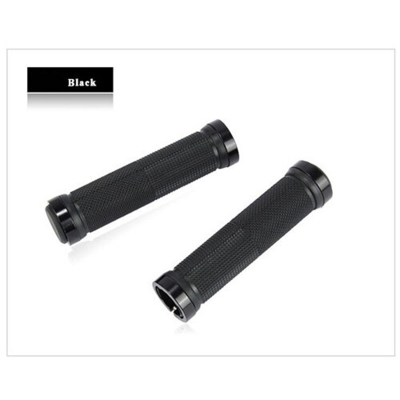Picture of Bicycle Road Mountain Bike Handle Double Lock on Aluminium Alloy Bike Handlebar Hand Cover 1 Pair Handlebar Grips
