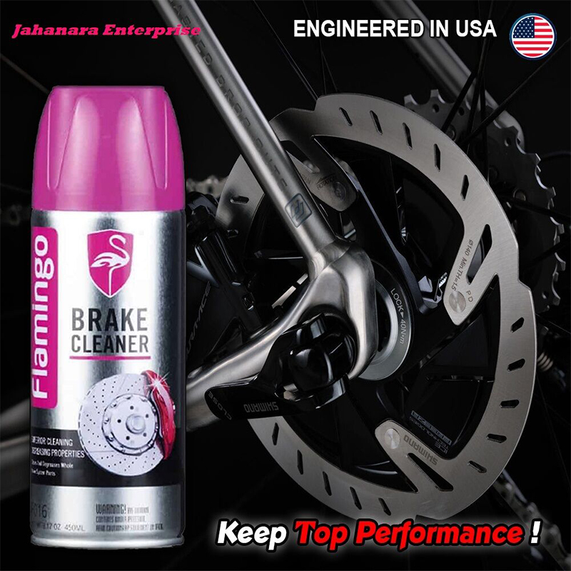 Picture of Bicycle Brake Cleaner Spray Road Bike MTB Brakepad Noise Clean Rotor Disc Caliper 450ML Sprays Flamingo USA Brand - সাইকেল