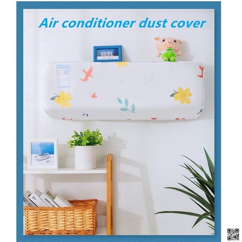 Picture of AC Dust Cover 1 Ton / 95cm & 120cm AC Dust Cover 2 To 2.5 Ton, Adjustable AC Dust Protector Cover MultiPrints