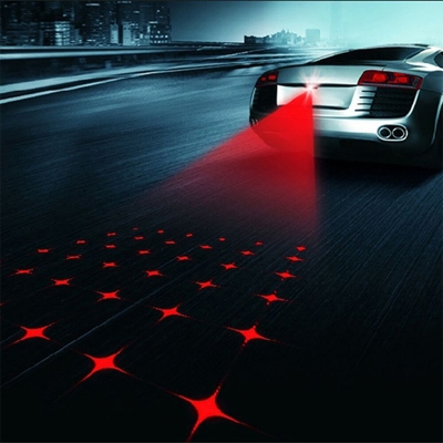 Picture of Car Laser Fog Light Anti Collision Tail Lamp Auto Moto Braking Parking Signal Warning Lamps Car Laser Light 6 Patterns