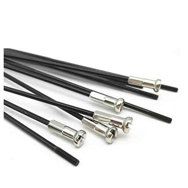 Picture of Bike Spokes 26" Any Bicycle Stainless Steel Bicycle Spokes With Nipples 36 pcs Black - সাইকেল