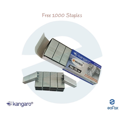 Picture of Kangaro Stapler Machine With 1000 Pcs Stapler pin Free (Indian, Mini-10)
