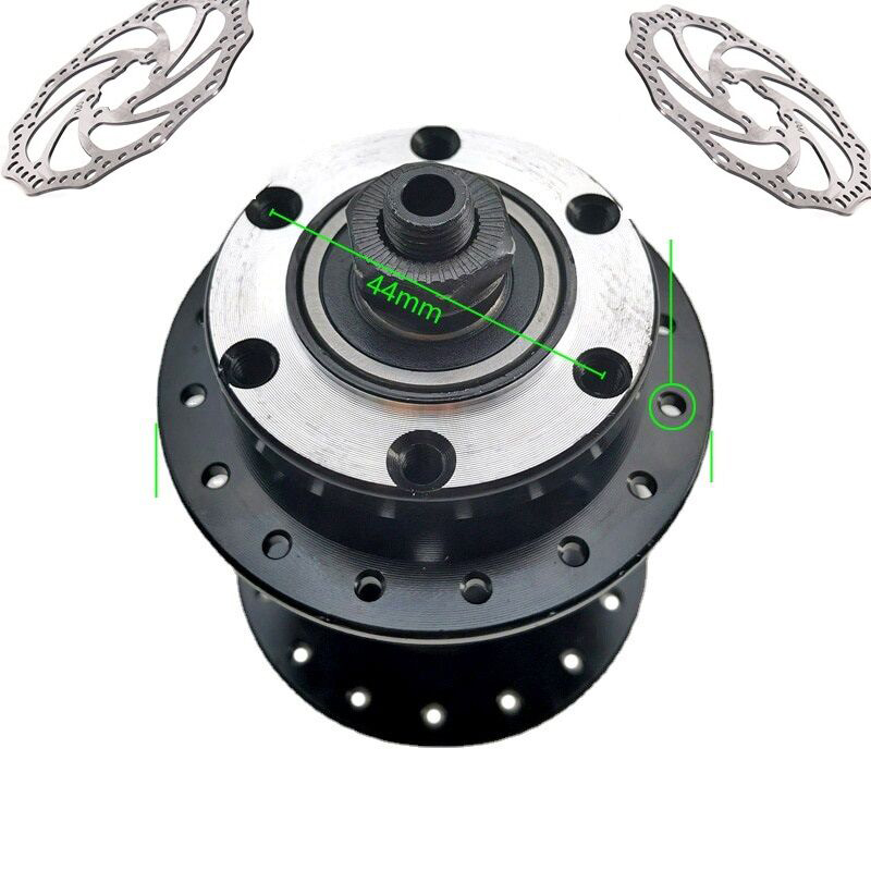 Picture of Bicycle Disc Brake Rotor without Bolts, Bicycle Brakes Stainless Steel, Opposite Hole Distance 44mm, fit Mountain160mm Bicycle Accessories 1 pc - সাইকেল - সাইকেল