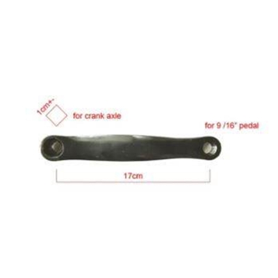 Picture of Bicycle Left Steel Pedal Crank For Mountain Bike 170 Mm (Black)