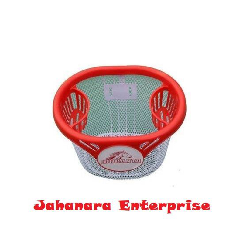 Picture of Bicycle Plastic & Iron Basket For Kids Bike Accessories Red/blue