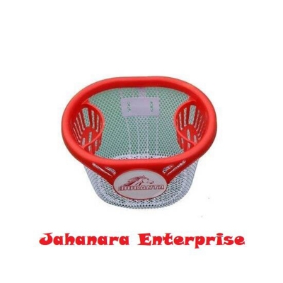 Picture of Bicycle Plastic & Iron Basket For Kids Bike Accessories Red/blue